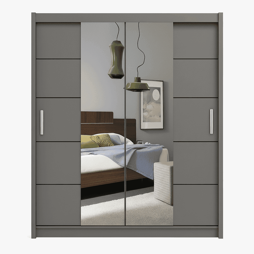 Modern Wardrobe UK - Detail view of premium wardrobes from CESS Furniture UK